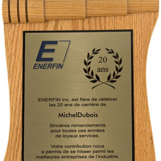plaque gravé